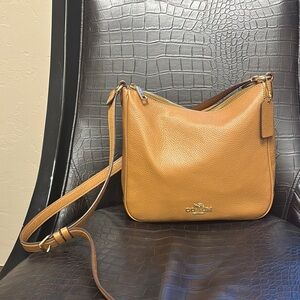 Coach Tan Crossbody Bag with Adjustable Strap